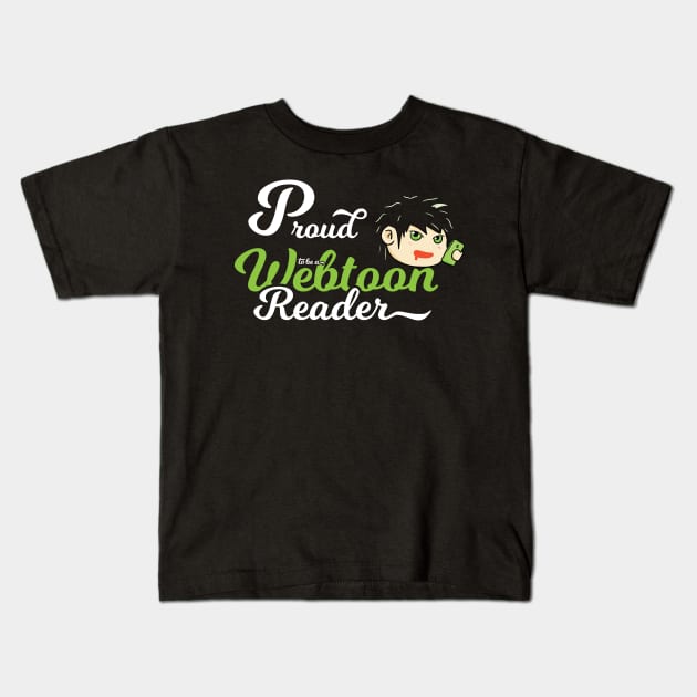 Elegant Proud To Be A Webtoon Reader Kids T-Shirt by Kidrock96